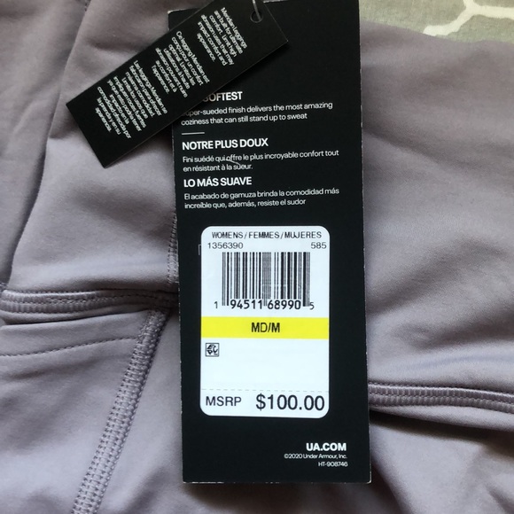 High Rise Purple Under Armour Leggings - Picture 3 of 3